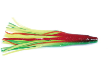 Image of Billfisher Tuna Tail Skirt 6", Chartreuse/Green/Orange/Silver 2/Pack, TT62-CGO