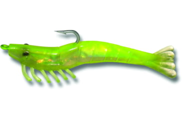 Image of Billy Bay Halo Magnum Shrimp, 1/4 oz, Chartreuse, 3/Pack, 772-4-3-10