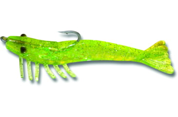Image of Billy Bay Halo Magnum Shrimp, 1/4 oz, Chartreuse Sparkle 3/Pack, 772-4-3-77