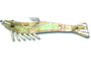 Image of Billy Bay Halo Magnum Shrimp, 1/4 oz, Clear Gold Sparkle 3/Pack, 772-4-3-2