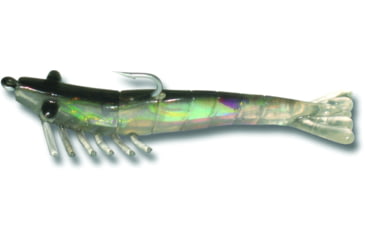 Image of Billy Bay Halo Magnum Shrimp, 1/4 oz, Smoke, 3/Pack, 772-4-3-17