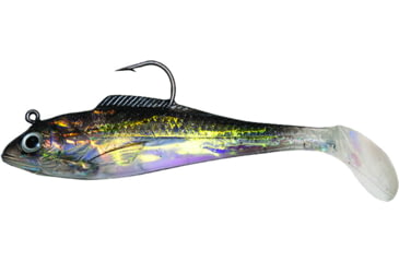 Image of Billy Bay Halo Shad, 1/2 oz, Smoke, 3/Pack, 888-2-3-17