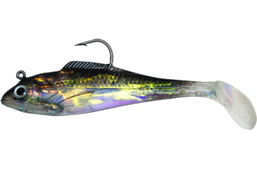 Image of Billy Bay Halo Shad 1/4 oz Smoke 3/pk, 888-4-3-17