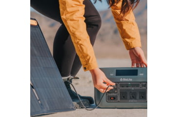 Image of BioLite BaseCharge 1500 Portable Power Station, Black, BGB0101