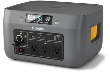 Image of BioLite BaseCharge 1500 Portable Power Station, Black, BGB0101