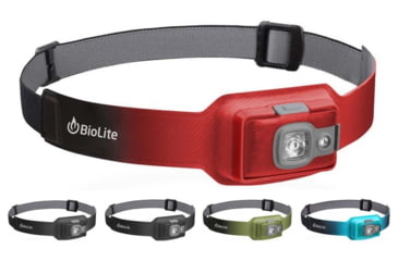 Image of BioLite Headlamp 200, Ember Red, Midnight Gray, Midnight Grey, Moss Green, Ocean Teal