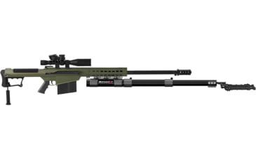 Image of Accuracy Solutions BipodeXt ELR Max Picatinny Rifle Stabilizer, Black, AS-2022-50