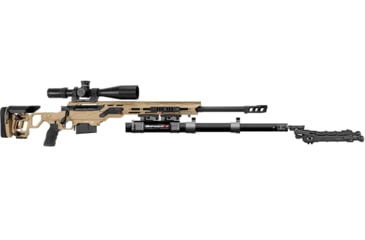 Image of BipodeXt PRS PRO Competition Stabilizer, Arca Mount, Black, Medium, AS-2023-07