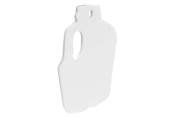Image of Birchwood Casey AR500 Gong, Milk Jug Silhouette Target, 3/8in, 1-Hole, White, BC-47712