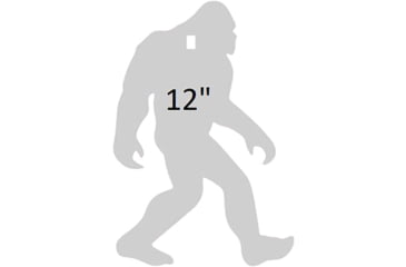 Image of Birchwood Casey AR500 Gong, Yeti Silhouette Target, 3/8in, 1-Hole, White, BC-47713