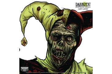 Image of Birchwood Casey Darkotic Humanoid Adhesive Targets 12 Inch Last Laugh 5 Per Package