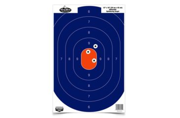 Image of Birchwood Casey Dirty Bird 12X18in Silhouette Target, Blue/Orange BCY35714