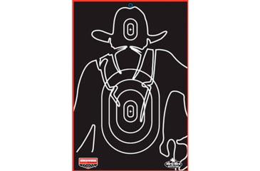 Image of Birchwood Casey Dirty Bird Gunslinger Silhouette 12x18in Target, sey of 6, BC-35770