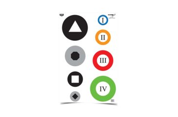 Image of Birchwood Casey Eze-Scorer Circle Drill Paper Target 23x35 Inches 100 Per Case, BC-37071