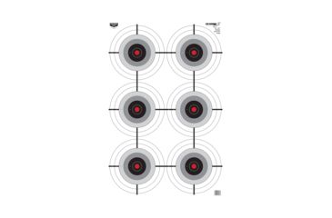 Image of Birchwood Casey Eze-Scorer Multi-Bulls-Eye 23in. x 35in. Target, BC-37037