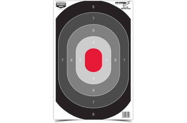 Image of Birchwood Casey Eze-Scorer Oval Silhouette Paper Target - 100 Sheet Pack,, BC-37054
