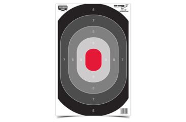 Image of Birchwood Casey Eze-Scorer Oval Silhouette Paper Target 23x35 Inches 5 Per Package, BC-37053