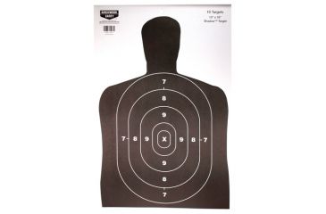 Image of Birchwood Casey EZE-Scorer Shadow Targets BC27 12x18 Inch 100 Per Package