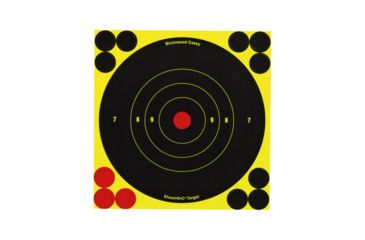 Image of Birchwood Casey Shoot-N-C 6 Round Bullseye Targets - Pack of 60 w/ 240 Pasters, BC-34550