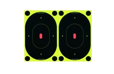 Image of Birchwood Casey Shoot-N-C 7in Oval Silhouette Targets - 60 Pack w/ 240 Pasters, BC-34750