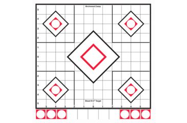 Image of Birchwood Casey Shoot-N-C White/Black 12in. Sight-In, BC-34219