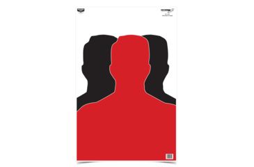 Image of Birchwood Casey Silhouette III Eze-Scorer Paper Silhouette Target 23x35 Inch 100 Per Case, BC-37042
