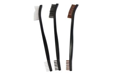 Image of Birchwood Casey Utility Brushes 3-Pack Nylon/Bronze/Stainless Steel, BC-41104