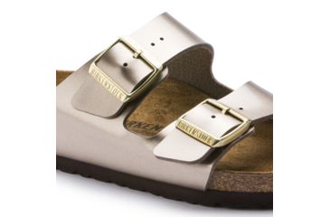 Image of Birkenstock Arizona Birko-Flor Cork-Latex Footbed Sandal, Electric Taupe Burko-Flor, Narrow, 39, 1012972-39
