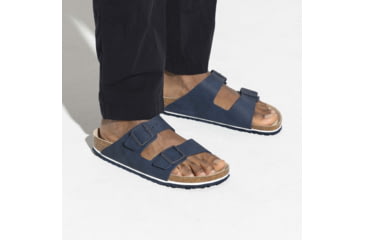 Image of Birkenstock Arizona Birko-Flor Sandals - Mens, Desert Soil Blue, 46, 1015508-R-46