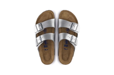 Image of Birkenstock Arizona Birko-Flor Soft Footbed - Women's, Silver, 35 55015-1-35