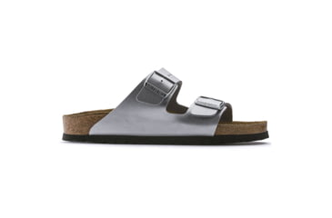 Image of Birkenstock Arizona Birko-Flor Soft Footbed - Women's, Silver, 35 55015-1-35