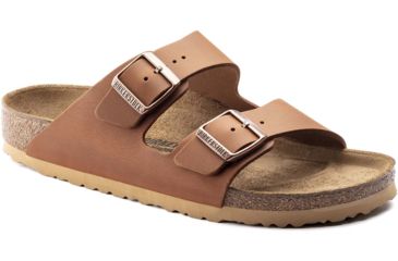 Image of Birkenstock Arizona Leather Sandals - Mens, Antique Pull Up Cognoc, 42, 1015538-R-42