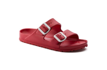 Image of Birkenstock Arizona Metallic Soft Footbed, 41 Euro, Red 12945-3-41