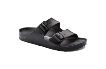 Image of Birkenstock Arizona Metallic Soft Footbed, 46 Euro, Black 12942-1-46