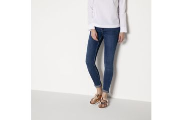 Image of Birkenstock Arizona Soft Footbed Leather Sandals - Womens, Metallic Copper, Medium, 37, 952091-37