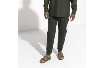 Image of Birkenstock Arizona Soft Footbed Oiled Leather Sandals - Mens, Jade, 41, 1014451-R-41