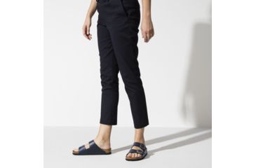 Image of Birkenstock Arizona Soft Footbed Oiled Nubuck Leather Sandals - Womens, Blue Oild Leather, Medium, 45, 1013643-45