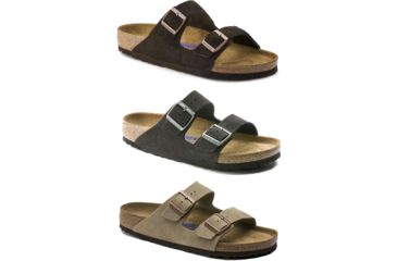 Image of Birkenstock Arizona Suede Soft Footbed Sandal - Women's