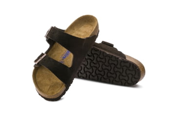Image of Birkenstock Arizona Suede Soft Footbed - Women's, Mocha, 35 95131-1-35