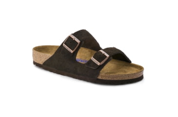 Image of Birkenstock Arizona Suede Soft Footbed - Women's, Mocha, 35 95131-1-35