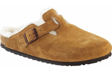 Image of Birkenstock Boston Shearling Lined Slipper - Women's-Mink-Narrow-37
