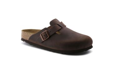 Image of Birkenstock Boston Soft Footbed - Unisex, Habana Oiled Leather, 42, 159711-15971-42