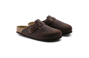Image of Birkenstock Boston Soft Footbed - Unisex, Habana Oiled Leather, 42, 159711-15971-42
