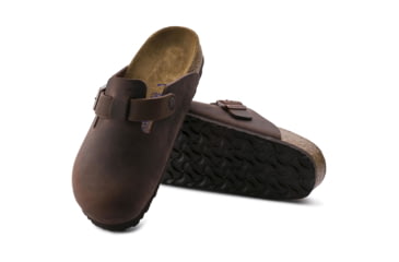 Image of Birkenstock Boston Soft Footbed - Unisex, Habana Oiled Leather, 42, 159711-15971-42