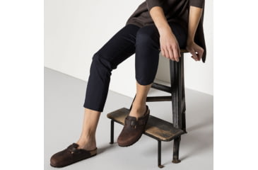 Image of Birkenstock Boston Soft Footbed - Unisex, Habana Oiled Leather, 42, 159711-15971-42