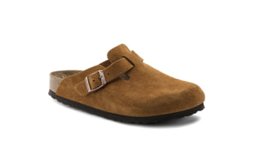Image of Birkenstock Boston Soft Footbed - Unisex, Mink Suede, 42, 1009543-1009543-42