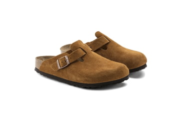 Image of Birkenstock Boston Soft Footbed - Unisex, Mink Suede, 42, 1009543-1009543-42