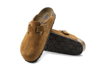 Image of Birkenstock Boston Soft Footbed - Unisex, Mink Suede, 42, 1009543-1009543-42