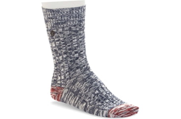 Image of Birkenstock Fashion Slub Socks - Mens, Jeans Melange, Large, 1005817-L