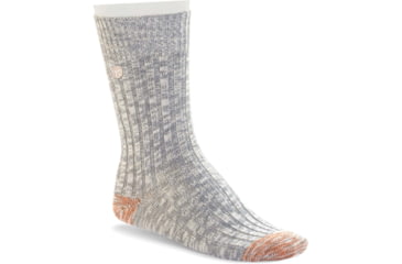 Image of Birkenstock Fashion Slub Socks - Mens, Light Gray Melange, Medium, 1005818-M